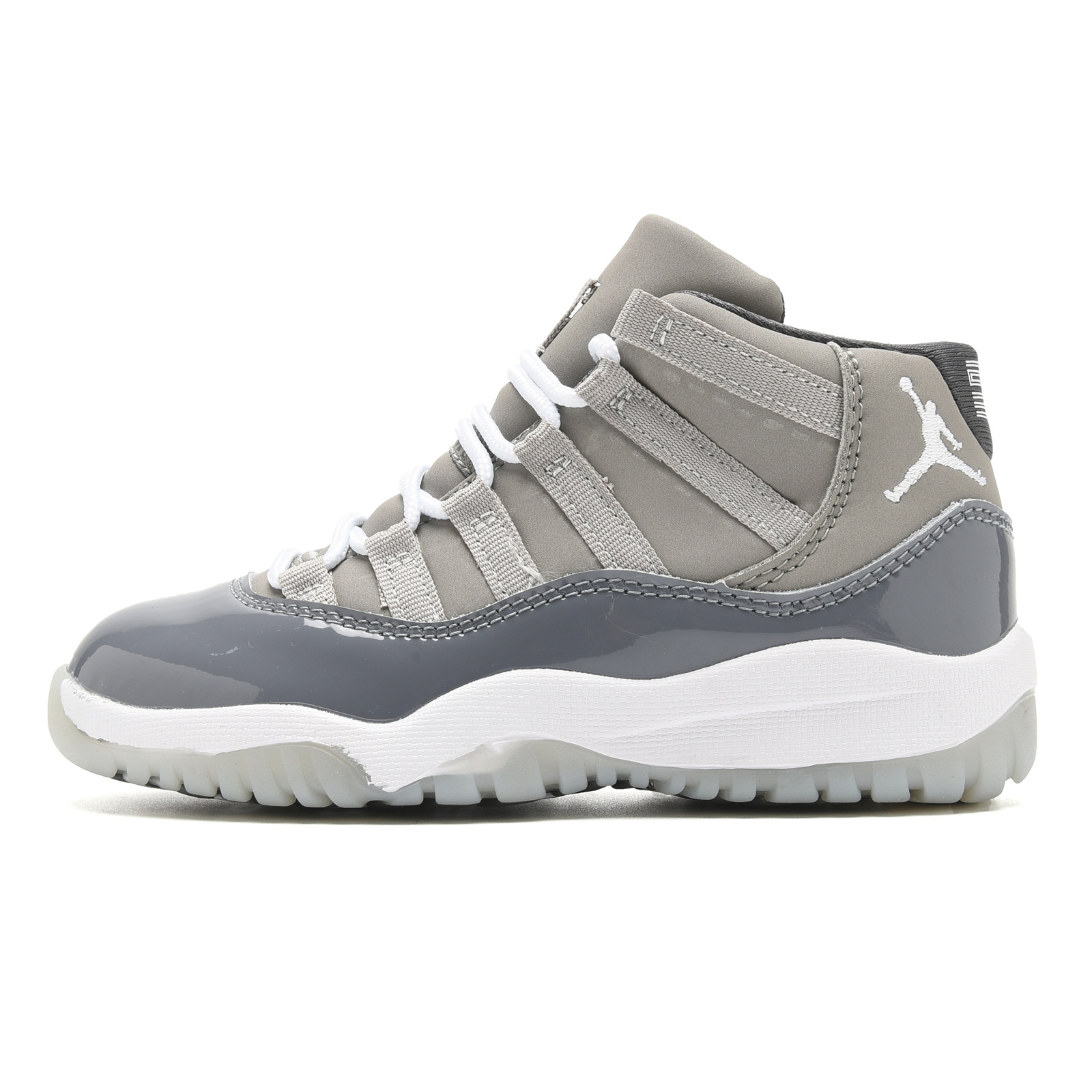 Youth Running Weapon Air Jordan 11 Grey Shoes 029